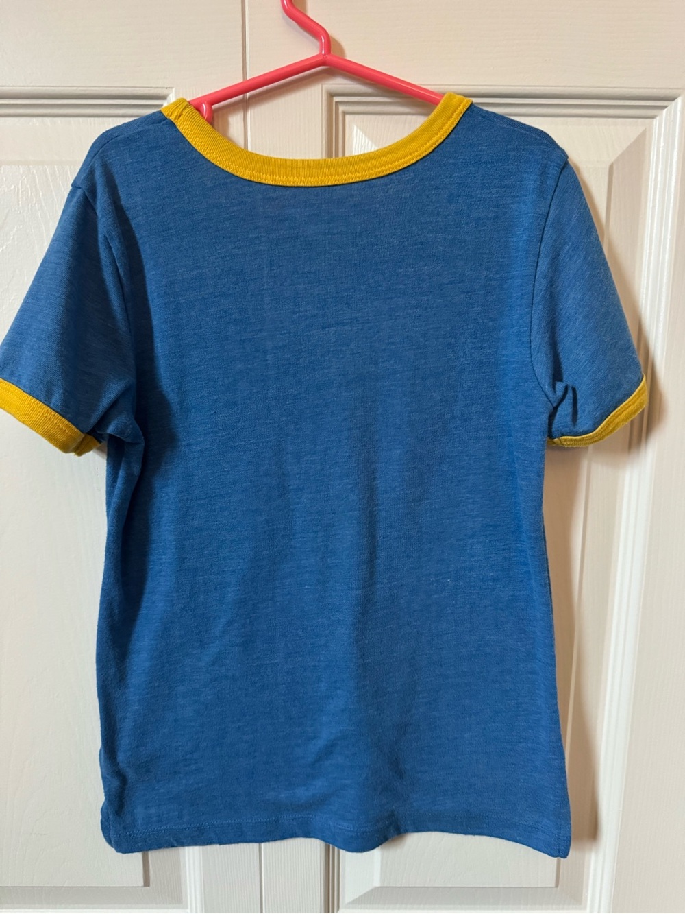 NFL Blue and Gold Kids Rams Ringer Tee - Picture 3 of 4